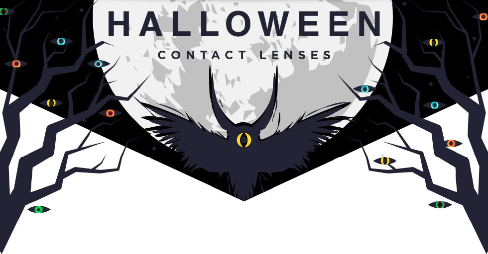 Halloween contact lenses